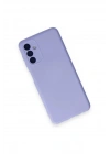 Mey İthalat®  Samsung Galaxy A14 4G Kılıf Nano içi Kadife Silikon - Lila