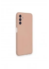 Mey İthalat®  Samsung Galaxy A14 4G Kılıf Nano içi Kadife Silikon - Pudra