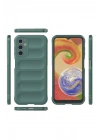 Mey İthalat®  Samsung Galaxy A14 4G Kılıf Optimum Silikon - Koyu Yeşil
