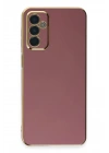 Mey İthalat®  Samsung Galaxy A14 4G Kılıf Volet Silikon - Kırmızı