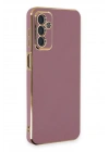 Mey İthalat®  Samsung Galaxy A14 4G Kılıf Volet Silikon - Kırmızı
