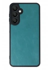 Mey İthalat®  Samsung Galaxy A15 4G Kılıf Aras Deri Kapak - Açık Yeşil