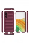 Mey İthalat®  Samsung Galaxy A15 4G Kılıf Optimum Silikon - Bordo