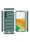 Mey İthalat®  Samsung Galaxy A15 4G Kılıf Optimum Silikon - Koyu Yeşil