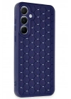 Mey İthalat®  Samsung Galaxy A15 4G Kılıf Petek Silikon Kapak - Lacivert