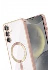 Mey İthalat®  Samsung Galaxy A15 4G Kross Magneticsafe Kapak - Rose