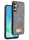 Mey İthalat®  Samsung Galaxy A16 5G Bright Simli Kapak - Gümüş