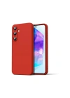 Mey İthalat®  Samsung Galaxy A16 5G Kılıf Nano içi Kadife Silikon - Kırmızı