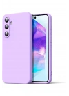 Mey İthalat®  Samsung Galaxy A16 5G Kılıf Nano içi Kadife Silikon - Lila