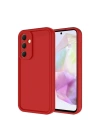 Mey İthalat®  Samsung Galaxy A16 5G Kılıf Viera Silikon - Kırmızı