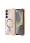 Mey İthalat®  Samsung Galaxy A16 5G Kross Magneticsafe Kapak - Çöl Titanyum