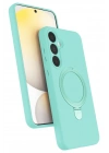 Mey İthalat®  Samsung Galaxy A16 5G Regal Magsafe Standlı Kapak - Su Yeşili