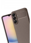 Mey İthalat®  Samsung Galaxy A17 5G Auto Focus Karbon Kapak - Kahverengi