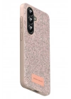 Mey İthalat®  Samsung Galaxy A17 5G Bright Simli Kapak - Pembe