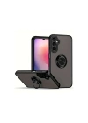 Mey İthalat®  Samsung Galaxy A17 5G Montreal Yüzüklü Silikon Kapak - Siyah
