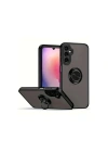 Mey İthalat®  Samsung Galaxy A17 5G Montreal Yüzüklü Silikon Kapak - Siyah