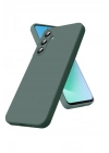 Mey İthalat®  Samsung Galaxy A17 5G Nano içi Kadife Silikon - Koyu Yeşil