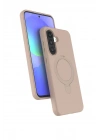 Mey İthalat®  Samsung Galaxy A17 5G Regal Magsafe Standlı Kapak - Çöl Titanyum