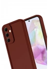 Mey İthalat®  Samsung Galaxy A17 5G Viera Silikon - Bordo
