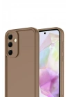 Mey İthalat®  Samsung Galaxy A17 5G Viera Silikon - Kahverengi