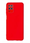 Mey İthalat®  Samsung Galaxy A22 Kılıf Lansman Glass Kapak - Kırmızı