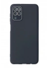 Mey İthalat®  Samsung Galaxy A22 Kılıf Lansman Glass Kapak - Lacivert