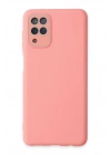 Mey İthalat®  Samsung Galaxy A22 Kılıf Lansman Glass Kapak - Pembe