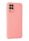 Mey İthalat®  Samsung Galaxy A22 Kılıf Lansman Glass Kapak - Pembe