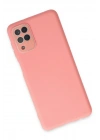Mey İthalat®  Samsung Galaxy A22 Kılıf Lansman Glass Kapak - Pembe