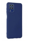 Mey İthalat®  Samsung Galaxy A22 Kılıf Lansman Glass Kapak - Sky Blue
