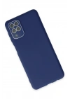 Mey İthalat®  Samsung Galaxy A22 Kılıf Lansman Glass Kapak - Sky Blue