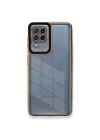 Mey İthalat®  Samsung Galaxy A22 Kılıf Liva Lens Silikon - Siyah