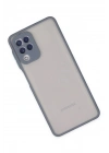 Mey İthalat®  Samsung Galaxy A22 Kılıf Montreal Silikon Kapak - Gri