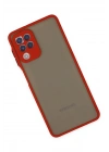 Mey İthalat®  Samsung Galaxy A22 Kılıf Montreal Silikon Kapak - Kırmızı