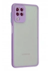 Mey İthalat®  Samsung Galaxy A22 Kılıf Montreal Silikon Kapak - Mor