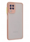 Mey İthalat®  Samsung Galaxy A22 Kılıf Montreal Silikon Kapak - Pembe