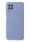 Mey İthalat®  Samsung Galaxy A22 Kılıf Nano içi Kadife Silikon - Lila