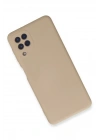 Mey İthalat®  Samsung Galaxy A22 Kılıf Nano içi Kadife Silikon - Pudra