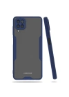Mey İthalat®  Samsung Galaxy A22 Kılıf Platin Silikon - Lacivert