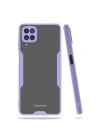 Mey İthalat®  Samsung Galaxy A22 Kılıf Platin Silikon - Lila