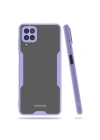 Mey İthalat®  Samsung Galaxy A22 Kılıf Platin Silikon - Lila