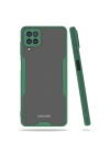 Mey İthalat®  Samsung Galaxy A22 Kılıf Platin Silikon - Yeşil