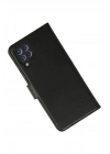 Mey İthalat®  Samsung Galaxy A22 Kılıf Trend S Plus Kapaklı Kılıf - Siyah