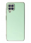 Mey İthalat®  Samsung Galaxy A22 Kılıf Volet Silikon - Açık Yeşil