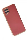 Mey İthalat®  Samsung Galaxy A22 Kılıf Volet Silikon - Kırmızı