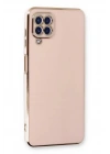 Mey İthalat®  Samsung Galaxy A22 Kılıf Volet Silikon - Pembe