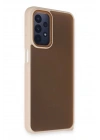 Mey İthalat®  Samsung Galaxy A23 4G Kılıf Elegant Kapak - Pudra