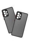 Mey İthalat®  Samsung Galaxy A23 4G Kılıf Montreal Silikon Kapak - Siyah