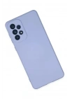 Mey İthalat®  Samsung Galaxy A23 4G Kılıf Nano içi Kadife Silikon - Lila