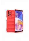 Mey İthalat®  Samsung Galaxy A23 4G Kılıf Optimum Silikon - Kırmızı